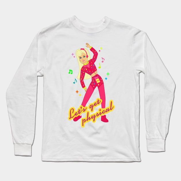 Working out Barbara Long Sleeve T-Shirt by Brunaesmanhott0